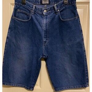IOU Jean Shorts Men’s 34 Blue Denim Jorts Retro Grunge Loose Street Wear 90s VTG